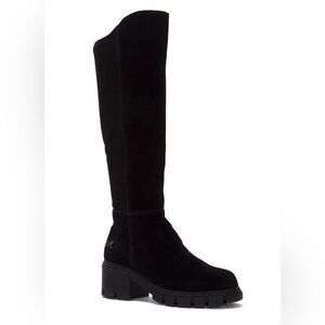 Women's Black Knee-High Boots